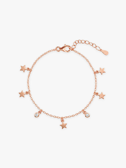 Rose Gold Zircon Marvel Bracelet