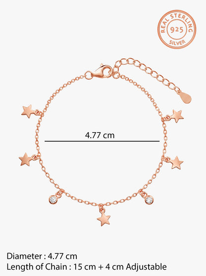 Rose Gold Zircon Marvel Bracelet