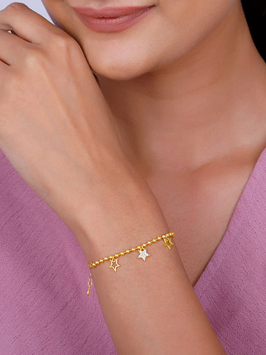 Golden Twinkle Star Bracelet