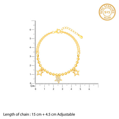 Golden Twinkle Star Bracelet