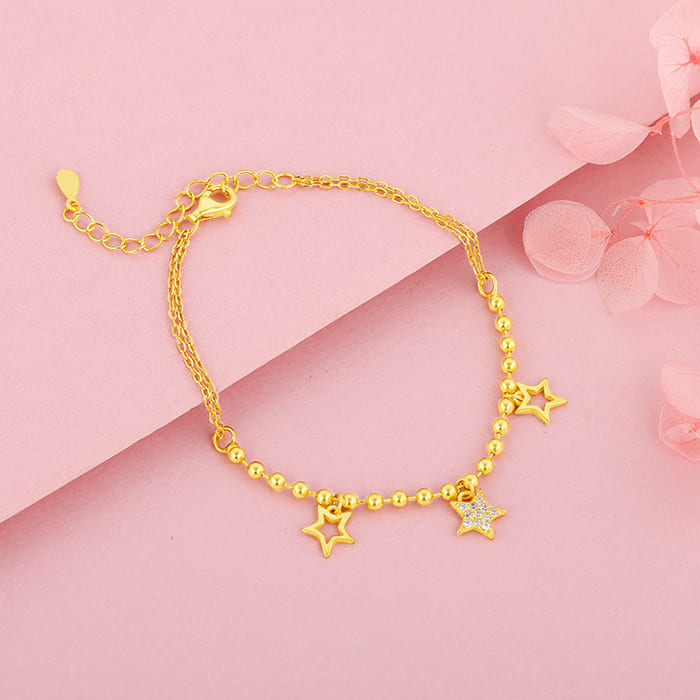 Golden Twinkle Star Bracelet