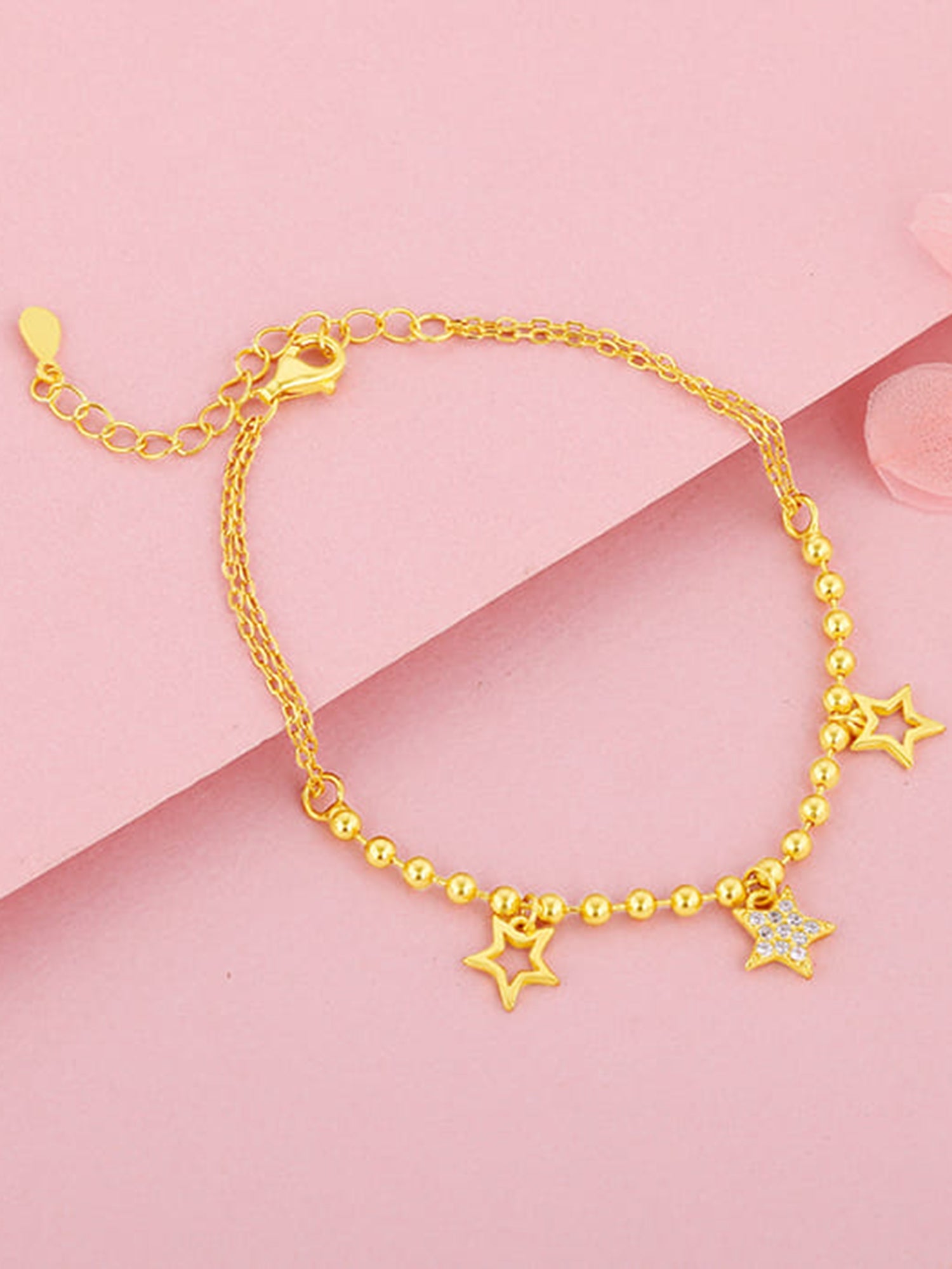 Golden Twinkle Star Bracelet