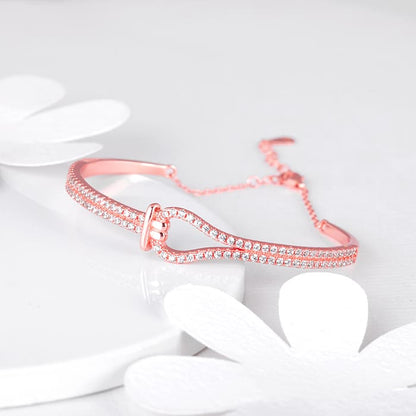 Rose Gold Knotted Feelings Bracelet