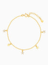 Golden Radiating Star Necklace