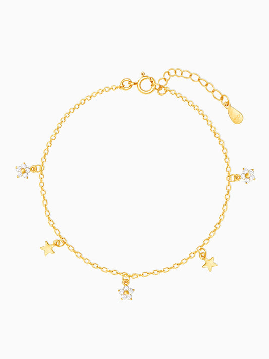Golden Night Star Bracelet