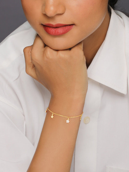 Golden Night Star Bracelet