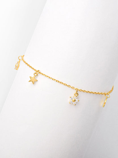Golden Night Star Bracelet