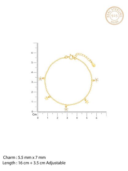 Golden Night Star Bracelet