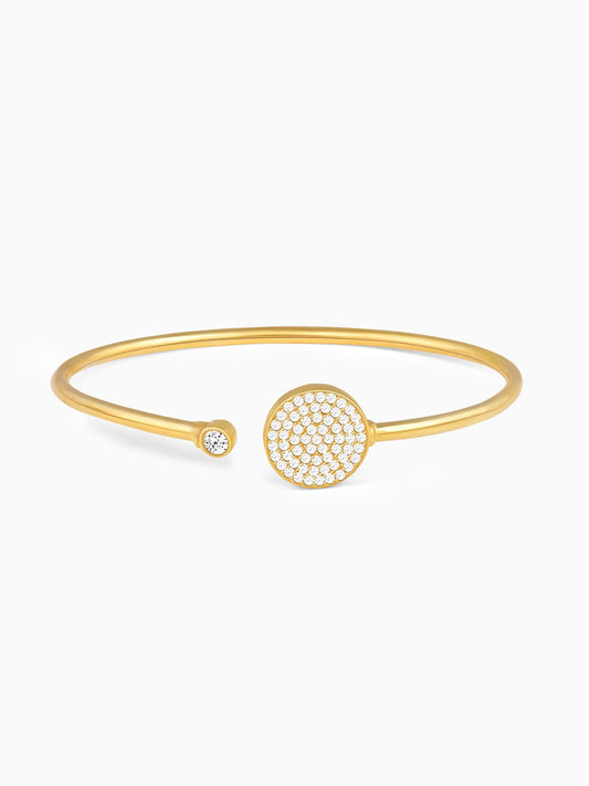 Golden Circular Studded Bracelet