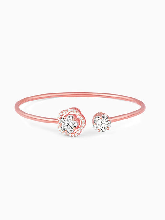 Rose Gold Dressed Like A Flower Bracelet