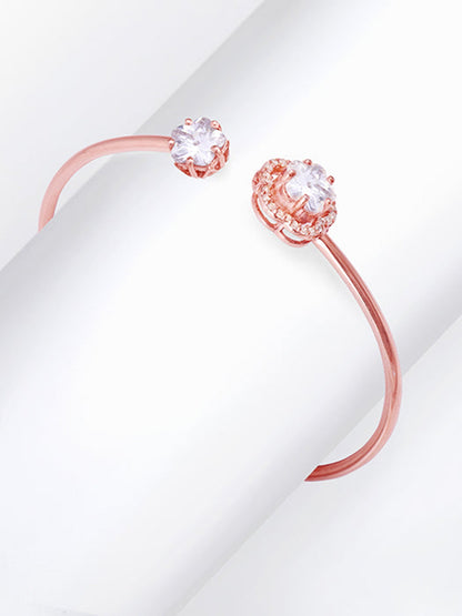 Rose Gold Dressed Like A Flower Bracelet