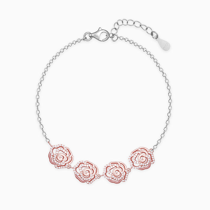 Rose Gold Floral Ecstacy Bracelet