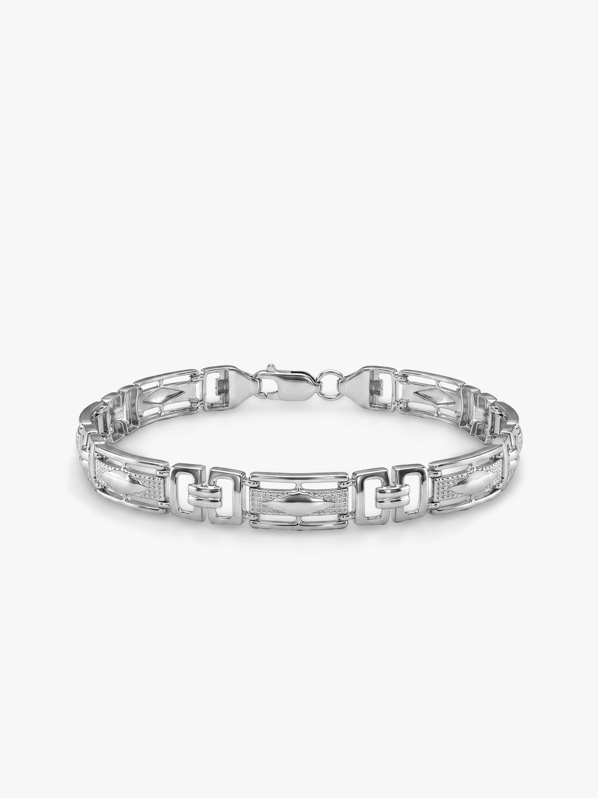 Aditya Roy Kapur Silver Classy Link Bracelet For Him