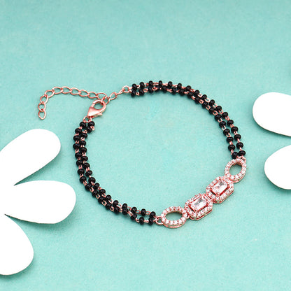 Rose Gold Love In The Air Mangalsutra  Bracelet