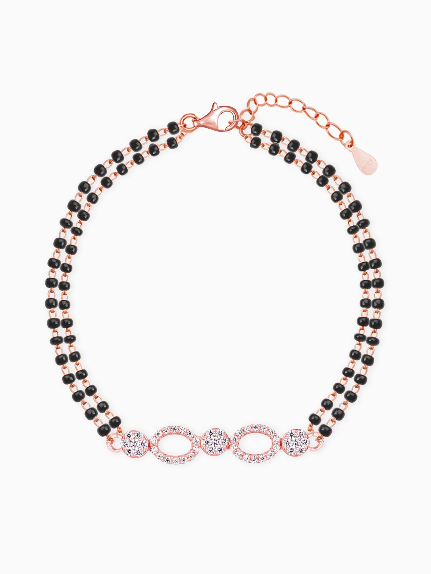 Rose Gold Commitment Mangalsutra Bracelet