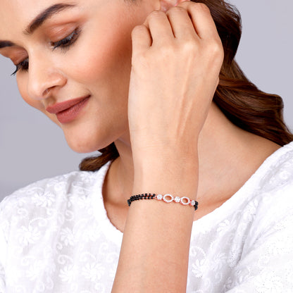 Rose Gold Commitment Mangalsutra Bracelet