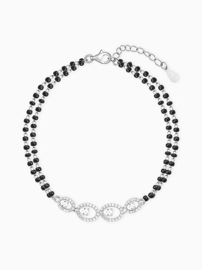 Silver Pearfection Mangalsutra Bracelet