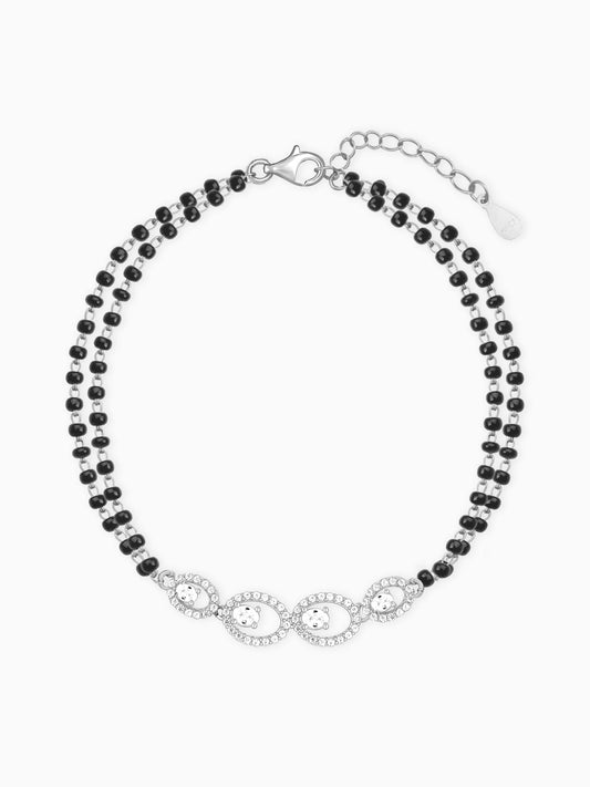 Silver Pearfection Mangalsutra Bracelet