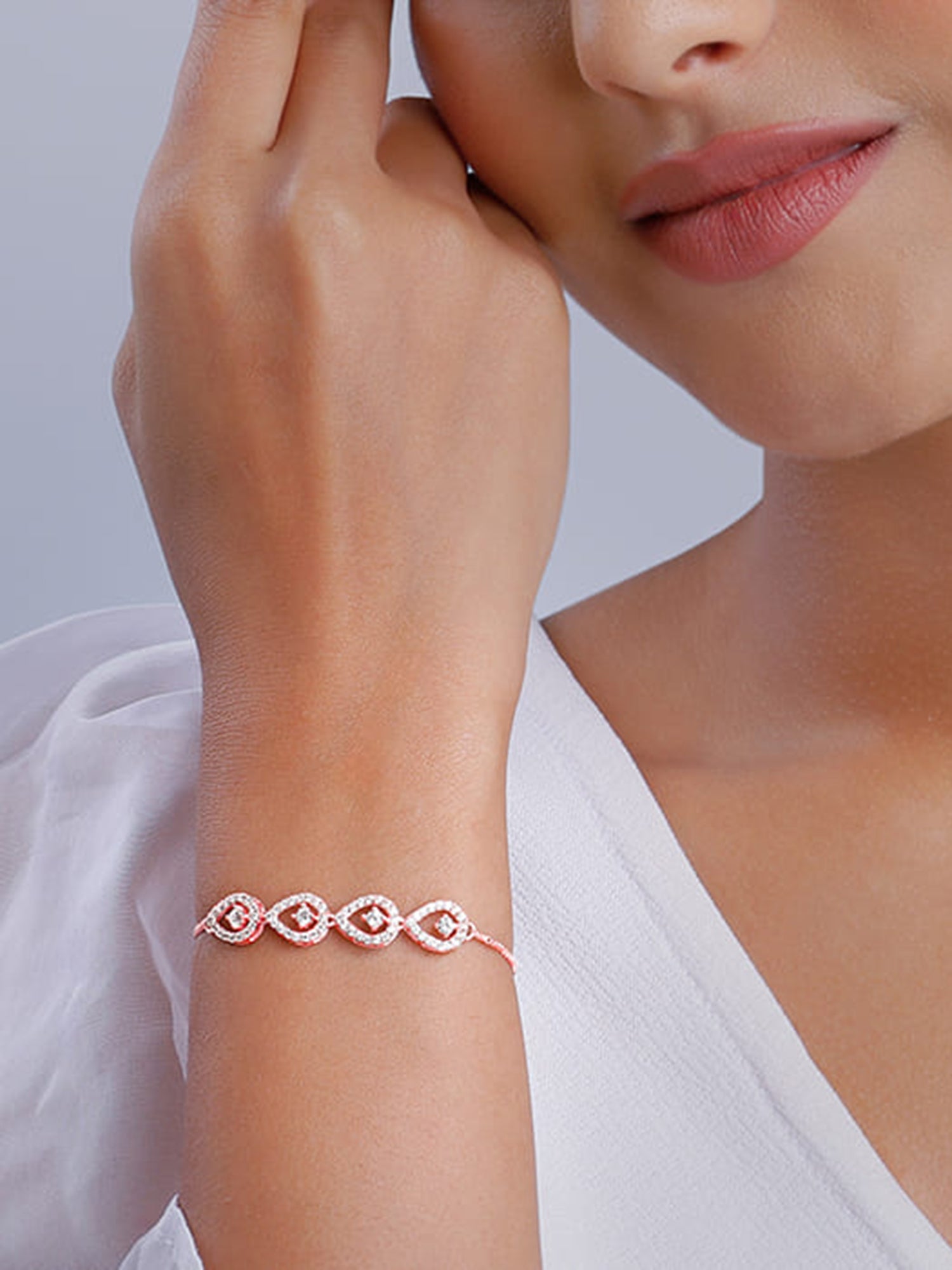 Rose Gold Peary Love Bracelet