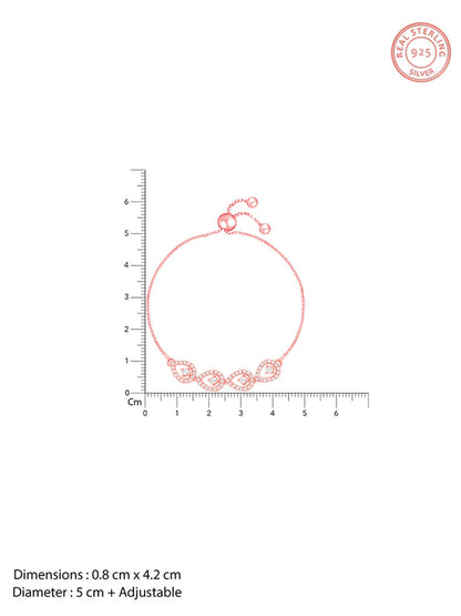 Rose Gold Peary Love Bracelet