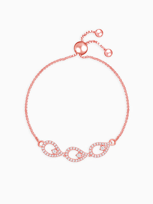 Rose Gold Heap of Love Bracelet