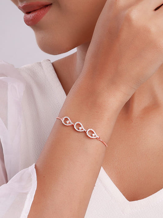 Rose Gold Heap of Love Bracelet