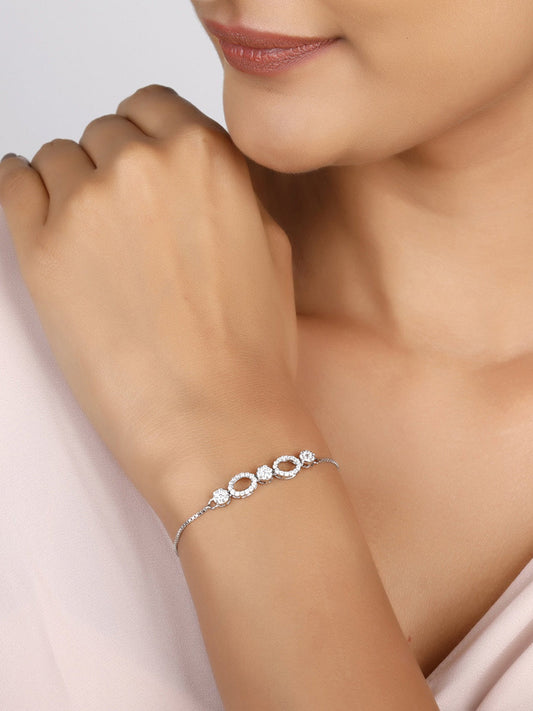 Silver Love Me More Bracelet