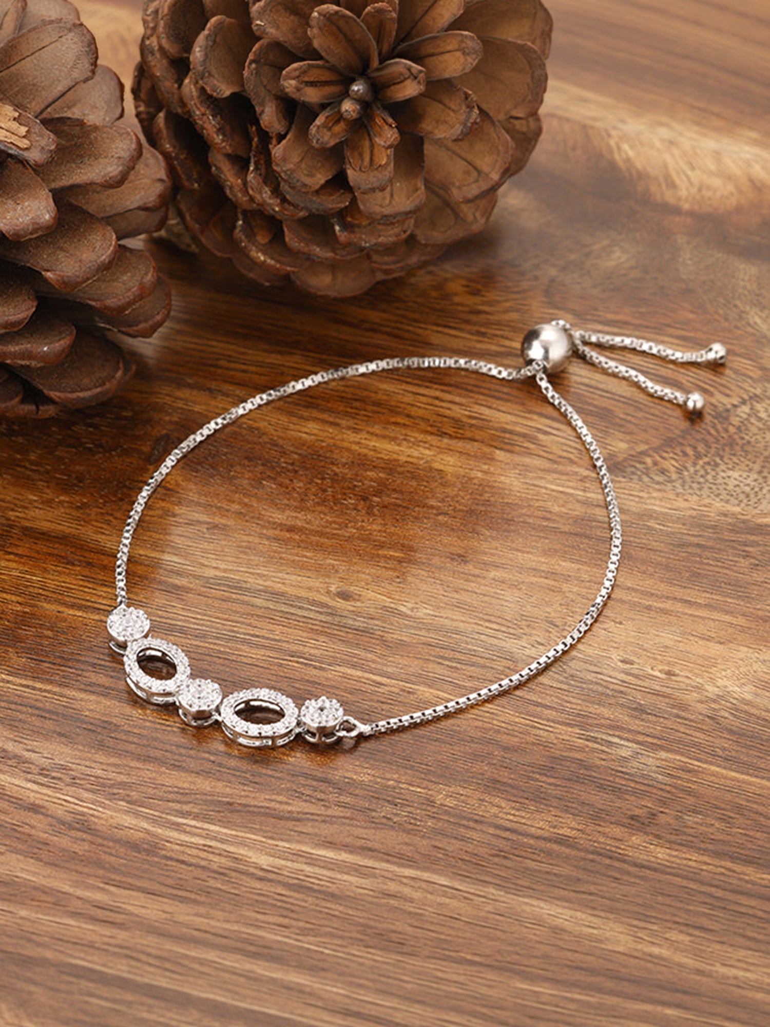 Silver Love Me More Bracelet