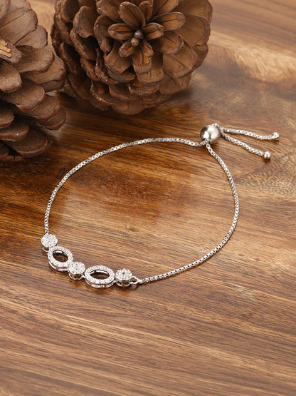 Silver Love Me More Bracelet