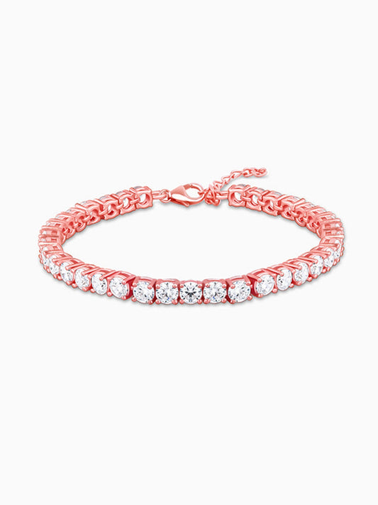 Rose Gold Classic Tennis Bracelet
