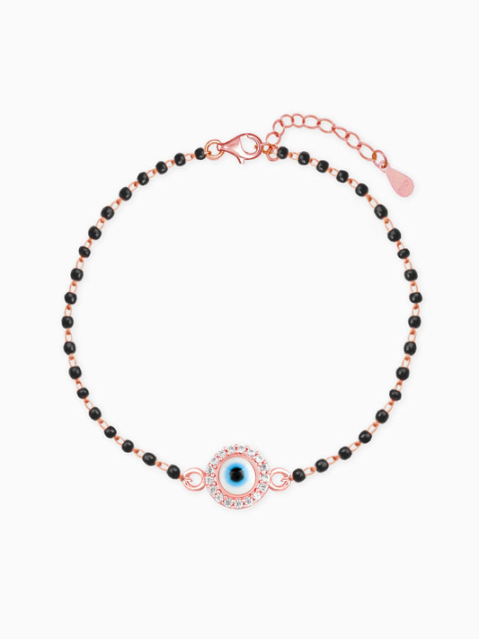 Rose Gold Protected Love Mangalsutra Bracelet