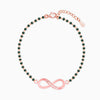 Rose Gold Eternity Mangalsutra Bracelet