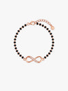 Rose Gold Eternity Mangalsutra Bracelet