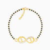 Golden Endless Love Mangalsutra Bracelet