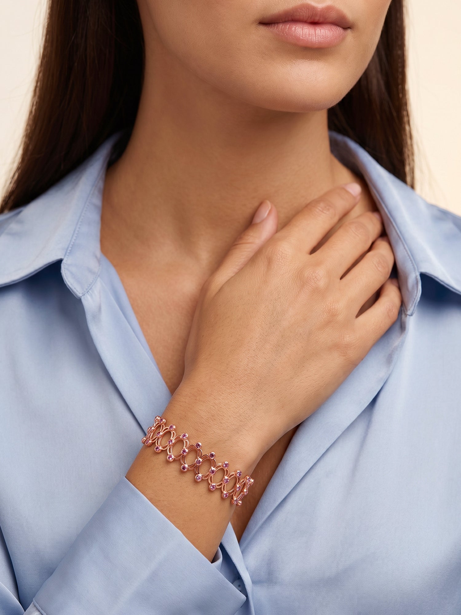 Rose Gold Supple Bracelet