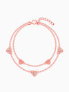 Rose Gold Layered Love Bracelet