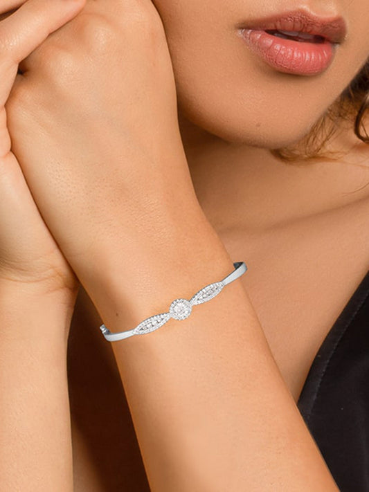 Silver Chic and Sparkly Bracelet