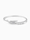 Silver Shiny Leaf Bracelet
