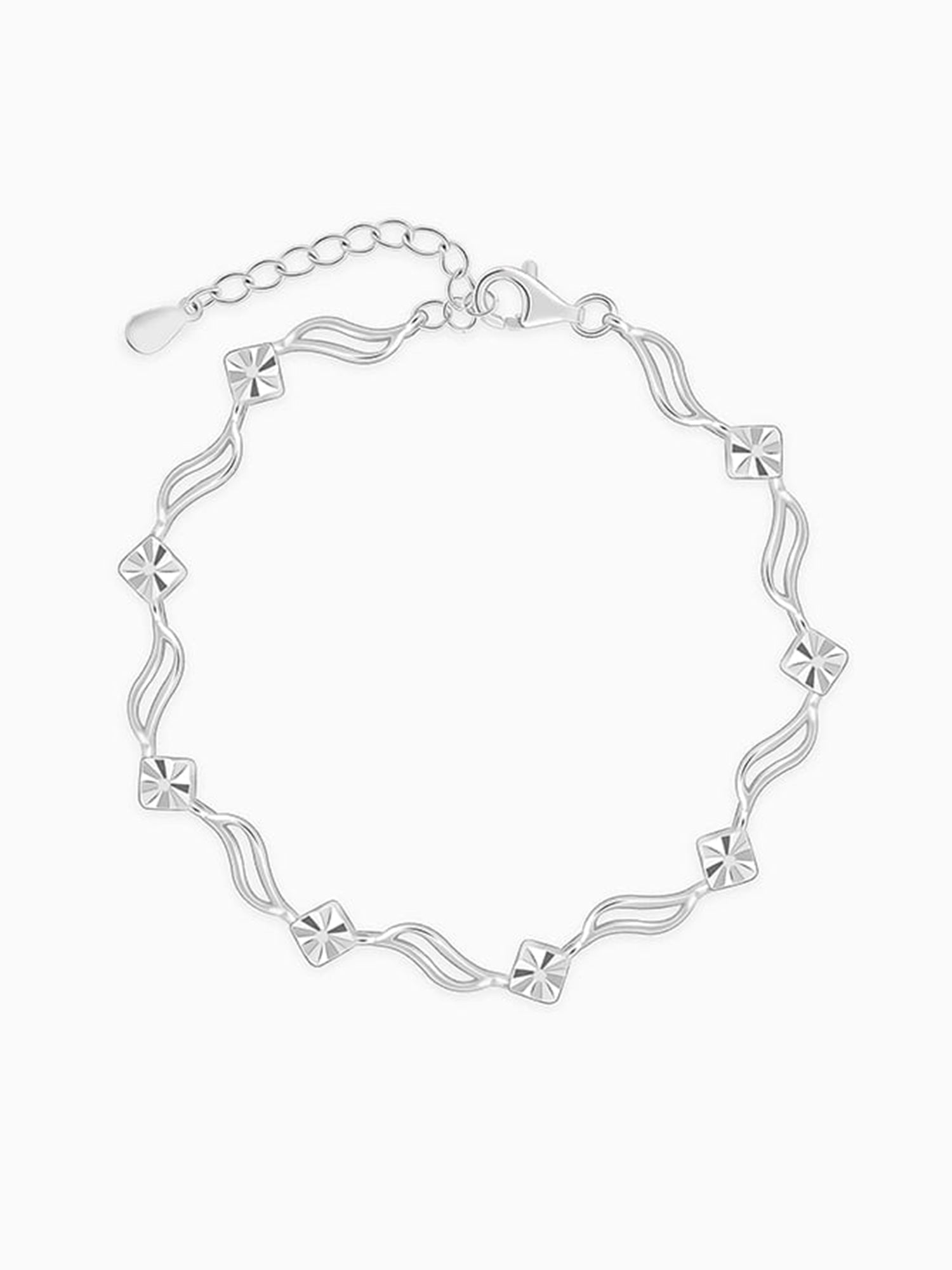 Silver Flamboyant Bracelet