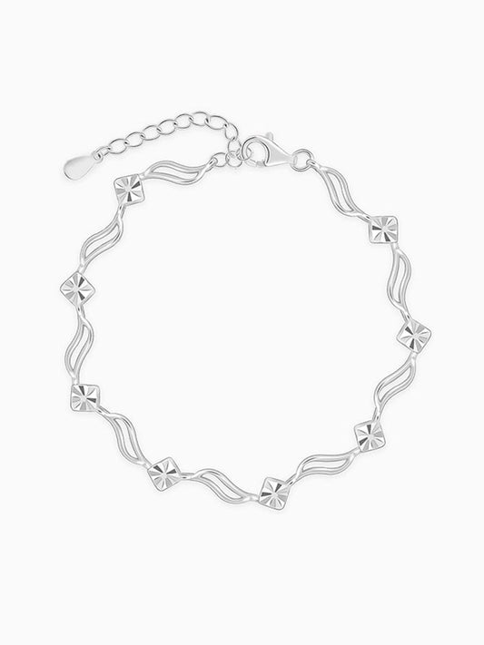 Silver Flamboyant Bracelet