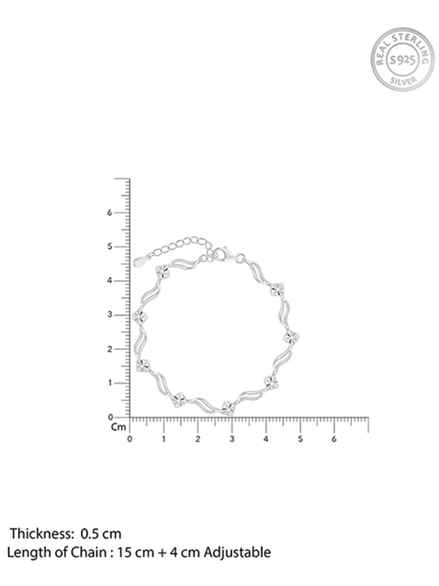 Silver Flamboyant Bracelet