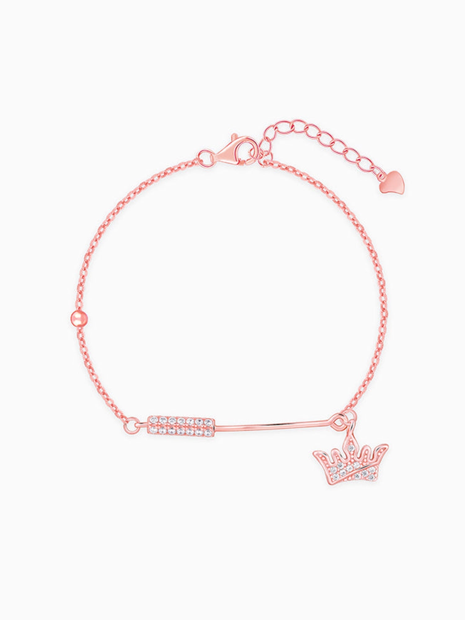 Rose Gold Crown Bracelet
