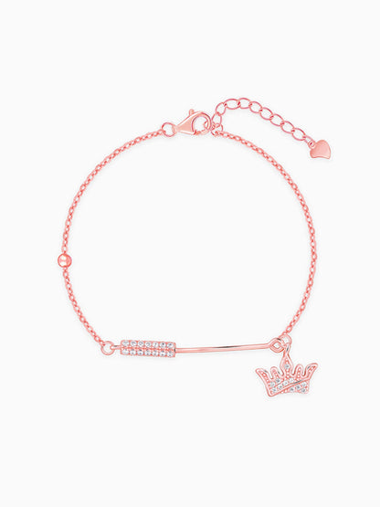 Rose Gold Crown Bracelet