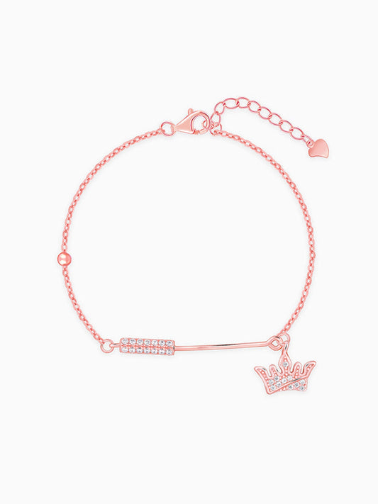 Rose Gold Crown Bracelet