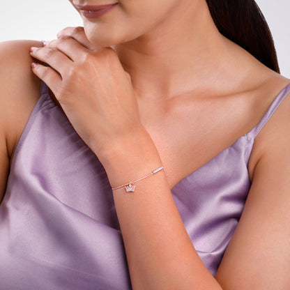 Anushka Sharma Rose Gold Crown Bracelet GIVA – GIVA