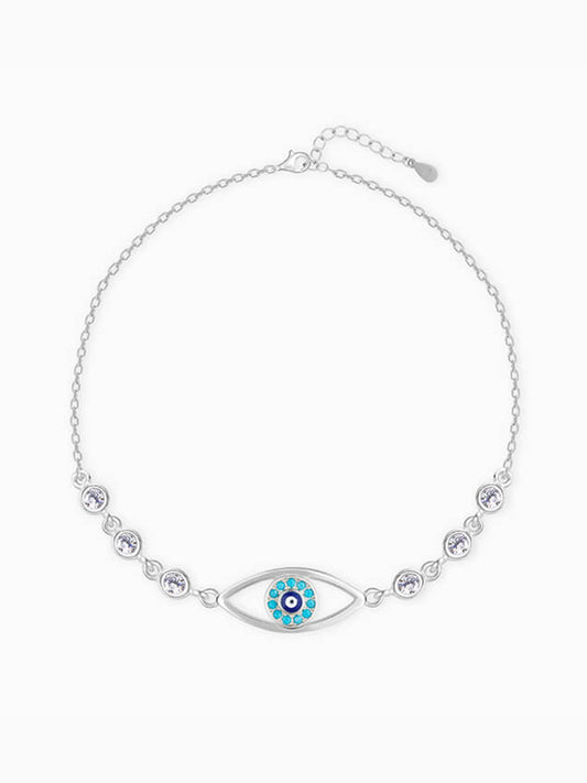 Silver Chary Eyes Bracelet