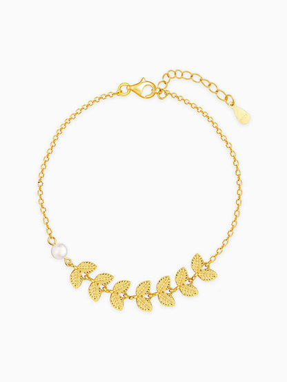 Golden Leaves Bracelet
