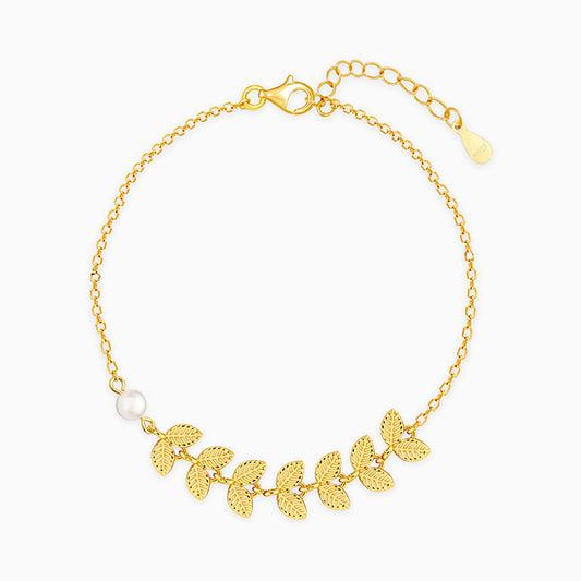 Golden Leaves Bracelet