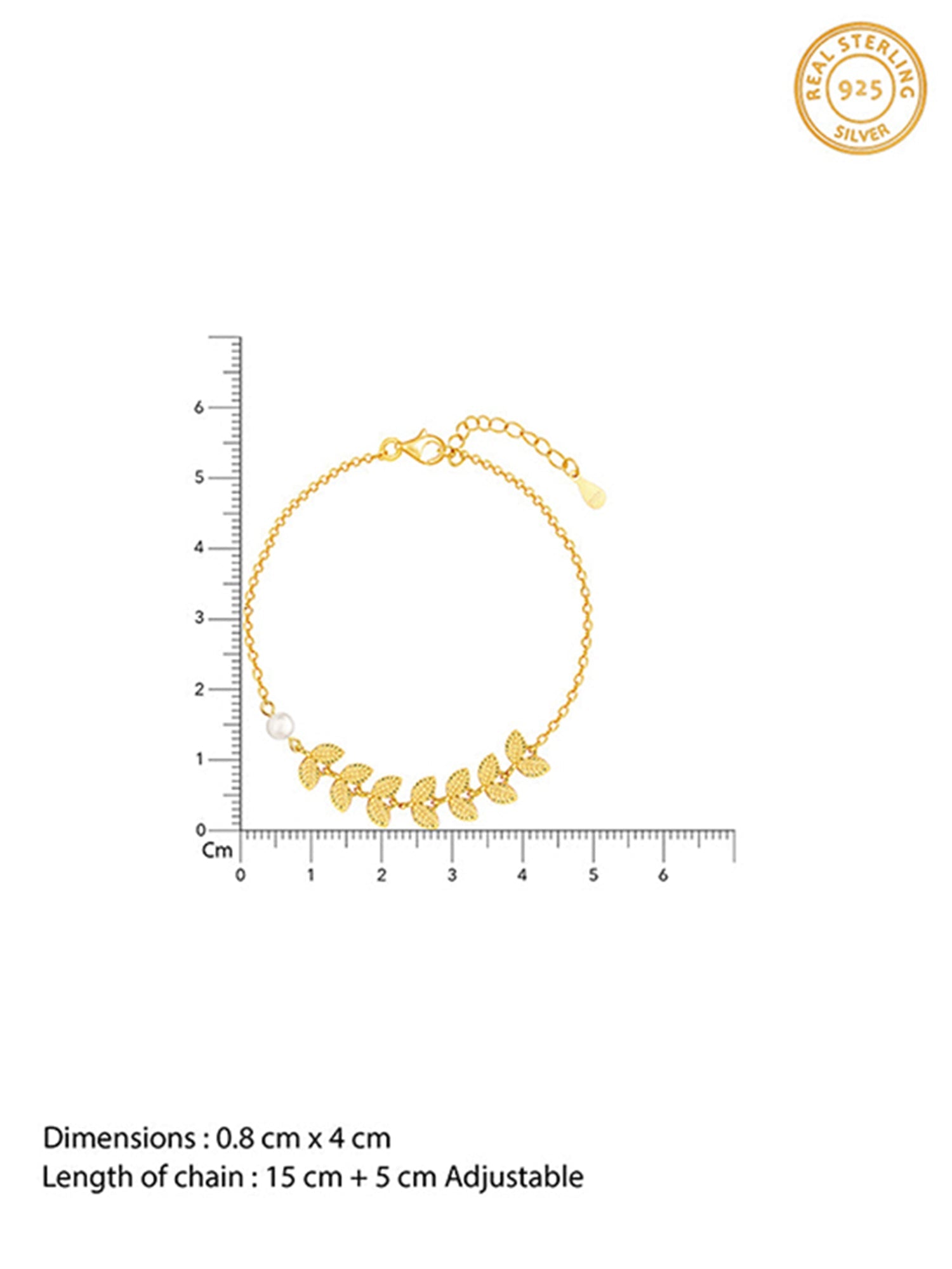 Golden Leaves Bracelet