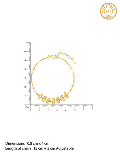 Golden Leaves Bracelet